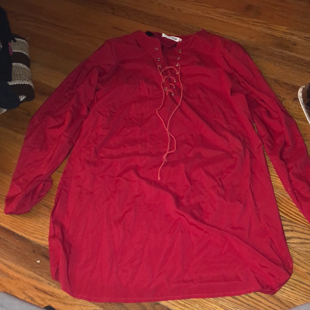 Red tunic